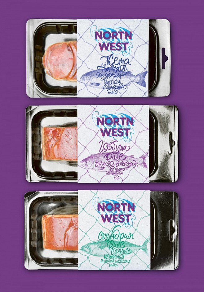 Nortn West鱼产品包装设计 设计...