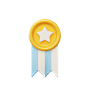 Medal 3D Illustration