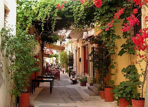 小街，克里特岛，希腊