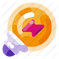 art, bulb, creative, idea, science, smart icon