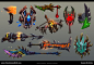 WoW: WoD - Some Weapons, Kenny McBride : Some of the weapons I made for World of Warcraft: Warlords of Draenor.