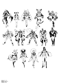 100 live characters design