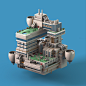 Floating Factory Island : ...