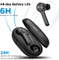 Amazon.com: Wireless Earbuds, Letsfit Bluetooth 5.0 Headphones TWS Stereo Touch Control Earbuds with Charging Case, IPX5 Waterproof in-Ear Sport Earphones with Mic for Running Gym Workout Black: Electronics