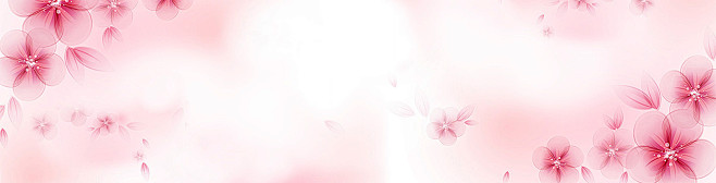 唯美背景,粉色背景,唯美花朵,海报ban...