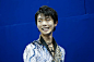 Yuzuru Hanyu of Japan reacts after competing in the Ice DanceMan Free Skating Program on day four of the 2015 ISU World Figure Skating Championships...