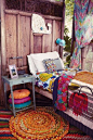 bohemian style bedroom