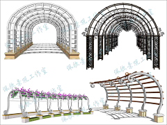 佩欣景观工作室采集到淘宝SU模型素材库-需要的可以查看