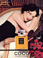 Shalom Harlow as Coco Chanel in her Paris apartment in a Coco Chanel Perfume Ad