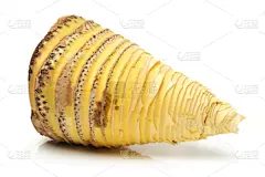 笋,冬天,白色背景,分离着色,褐色,水平画幅,素食,无人,生食,特写