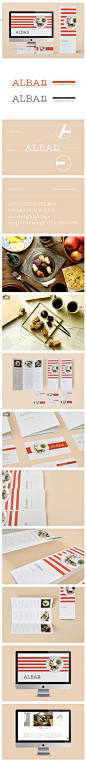 阿尔班品牌在Behance