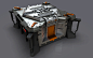 Sci-fi Ammo Crates, Abhas Dhulekar : Sci-fi Ammo Crates based on the concept art by Eliott Lilly.