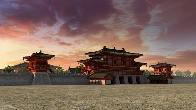 大明宫 古建 城门