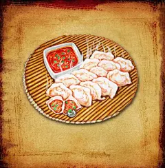 饺子传说插画_百度图片搜索