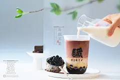 清凉古风饮品海报摄影｜乌铁茶集