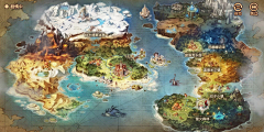 半条腿的蚂蚱采集到UI-世界地图
