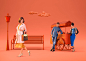 centrepoint print campaign : Full CGI Backgrounds for Print + Out of Home Campaign