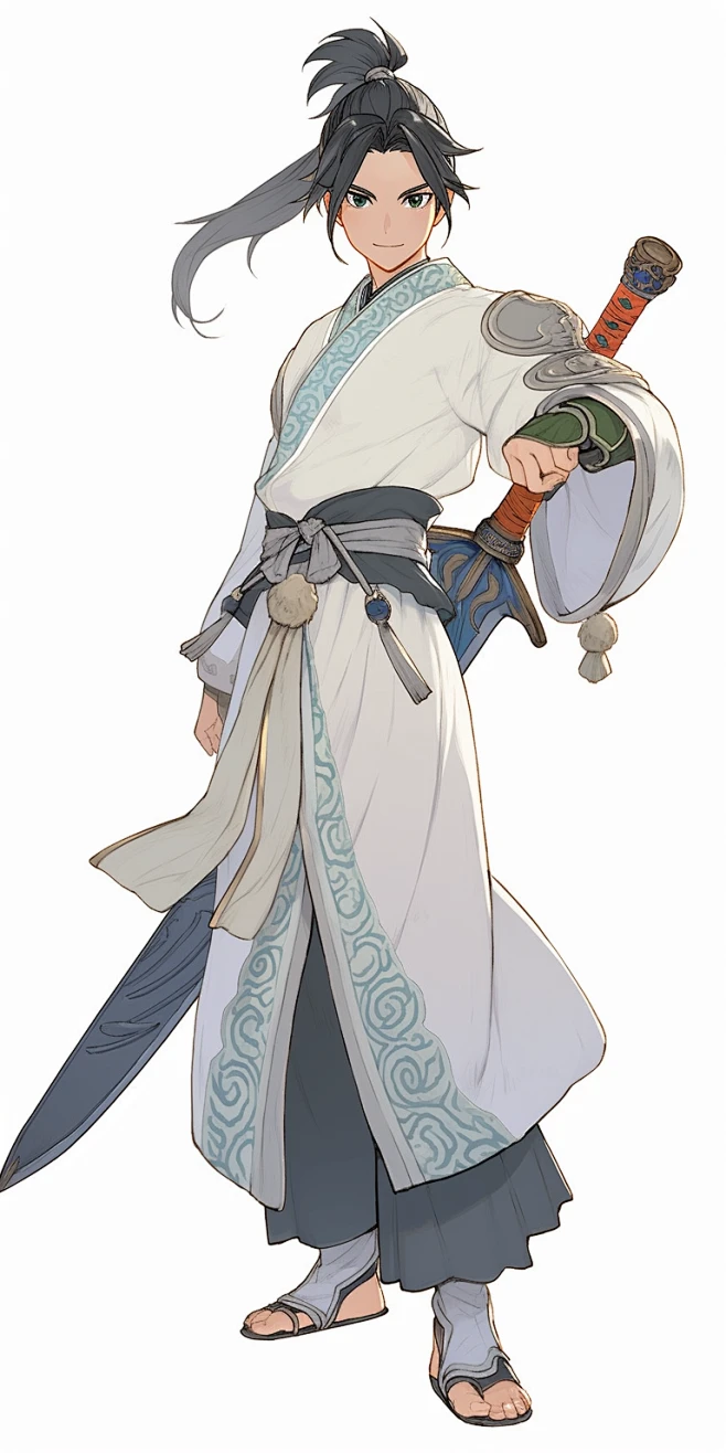 AI武侠游戏角色设定素材 国风人物服装插画设计参考 影视概念设计-淘宝网-花瓣网