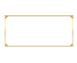 金色古典欧式花边花纹边框PNG免扣元素卡片邀请函装饰设计素材