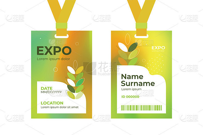 身份证EXPO模板