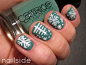 Snowflake Nails - Winter Christmas Nail Art