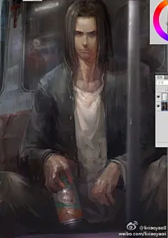 青树: 来自lixiaoyaoII的一组《灌篮高手》的大气插画，不禁让人热血沸腾，怀念那段飞扬跋扈的日子~_手绘营