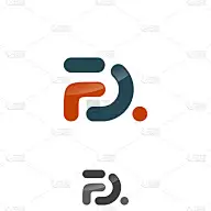 FD FD字母标识技术设计符号