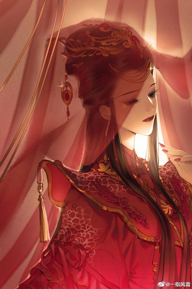 古风美人作者一指风雷