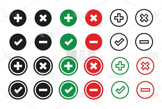 Validation icons. Vector illustration.