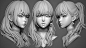 +300 Anime Girl Head Sculpt  References(4k)