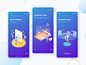 Marni Music - Onboarding android queble branding ux ui illustrator illustration onboarding design app music