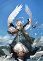 Blue Angel by Inshoo