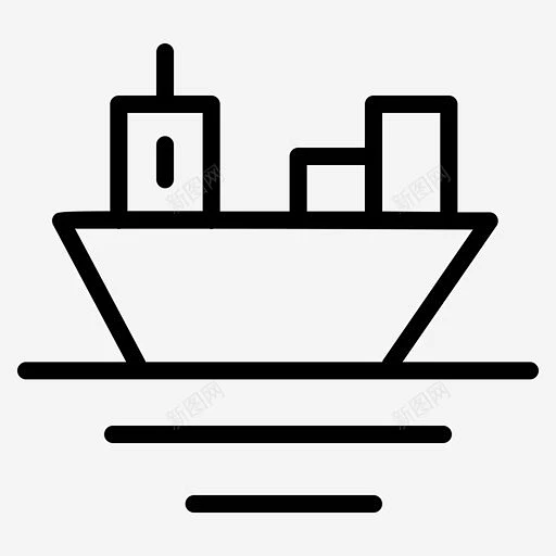 船舶货物集装箱图标 设计图片 免费下载 页面网页 平面电商 创意素材-花瓣网