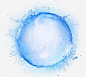 蓝色气泡水泡效果免抠PNG图片