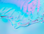 Visual diary — Iridescent Dreams 2020 : IRIDESCENT DREAMS. Experimental visuals — Neon iridescent liquid gradients textures with macro-photography. 2020