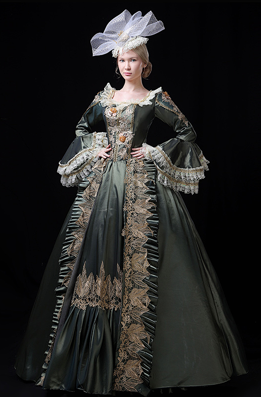 欧洲复古宫廷华尔兹舞蹈服假面舞会别墅轰趴庄园宴会公主贵族礼服淘宝