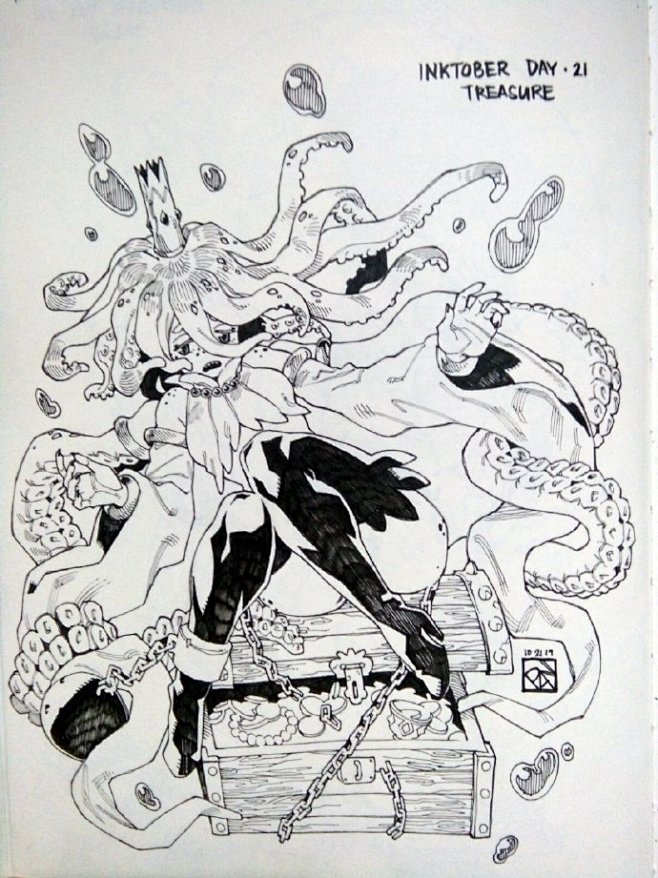 日本插画师 ポチャン 一组手绘插画

t...