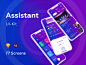 UI Kits : Assistant UI-Kit contains 77 Prebuilt iOS Screens. Designed by Sketch, Adobe XD. UI Kit is neatly grouped, named and organized accordingly so its very easy to change any and all of the design. The assistant will help with the definition of objec