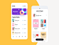 Reading App Design typography book app product player bookshelf store bookshop books clean design interaction ui awsmd ux creative
