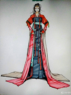 蓅哖︶指尖的硰采集到服装设计线稿(收藏图)