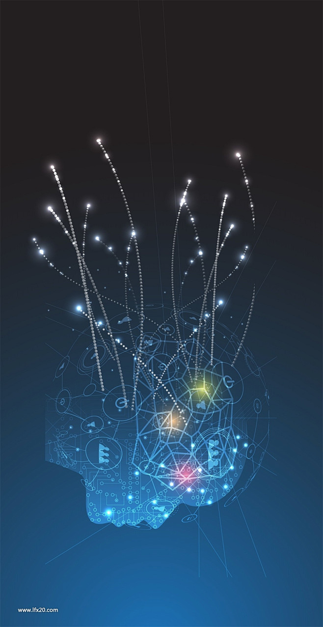科技地球智能信息数据代码基因背景海报
