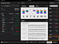 thinkorswim股票期权投资iPad界面设计，来源自黄蜂网http://woofeng.cn/mobile/