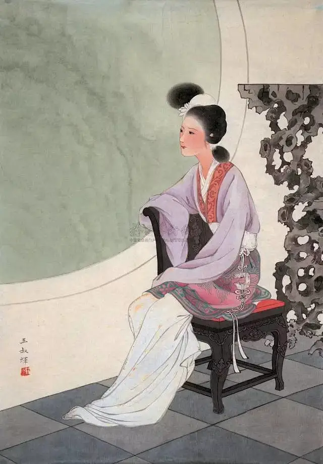 【书画视野】王叔晖人物画精选，美透啦！-花瓣网