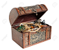 5855578-Wooden-treasure-chest-with-valuables-isolated-over-white-background-Stock-Photo
#宝箱#
- 来自花瓣 @emgosd 的 B 各式各样 の 宝箱 画板