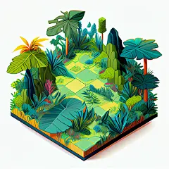 Ai关键词描述-梦幻植被