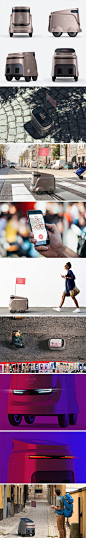 BANDI is your very own personal tour guide, and it knows exactly where to go! This rather adorable robot can be summoned by the click of a button, and all you must do is follow the little red flag! The slanted top accommodates a large display that present