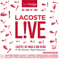 Lacoste Live, Bar Rouge Shanghai, Design by Francois Soulignac, VOL Group China