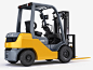 3d toyota forklift 25 model