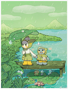 雨木岛采集到插画