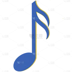 应援氛围元素贴纸-音乐符